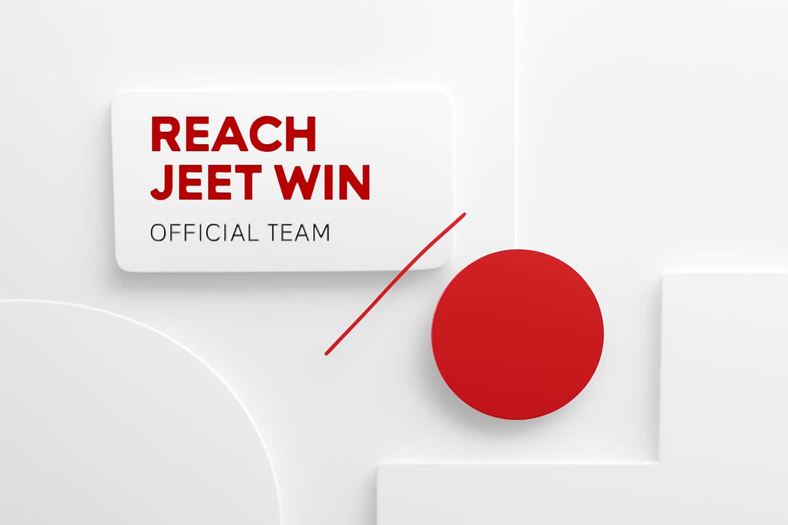 Reach Jeet Win Official Team Interface