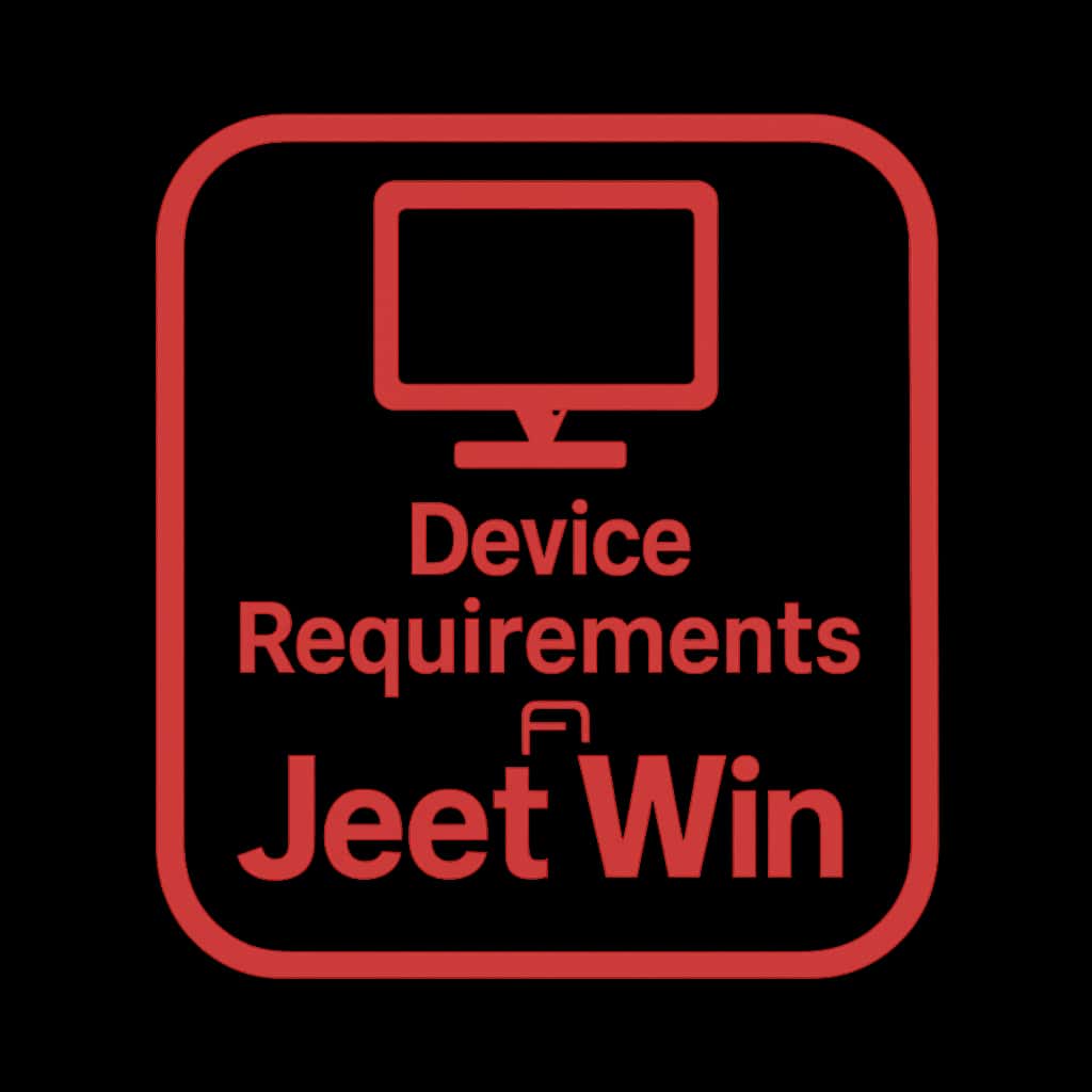 Icon representing device requirements for Jeet Win.