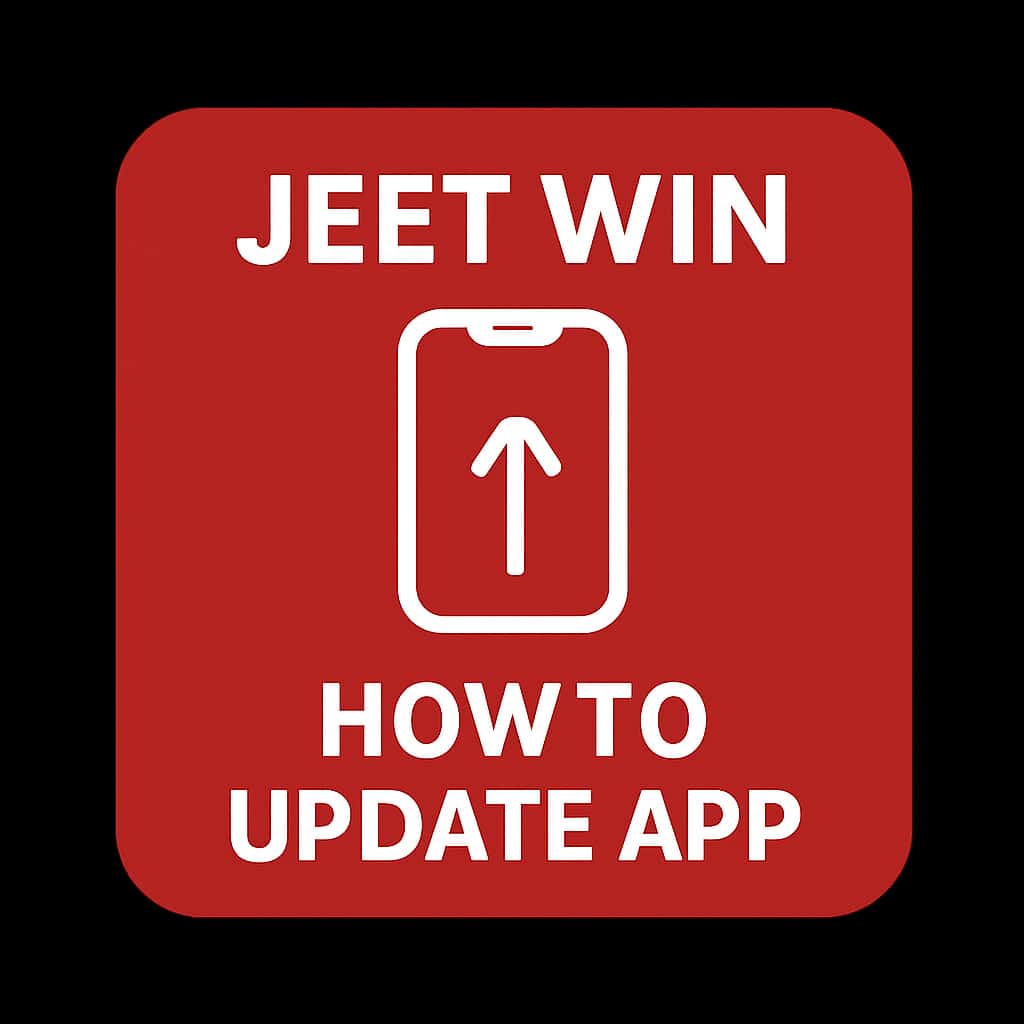 Icon representing updating Jeet Win App.