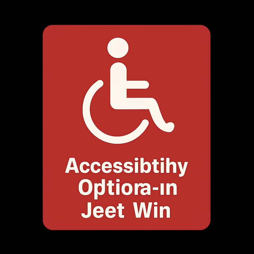 An icon symbolizing accessibility features within the Jeet Win platform.