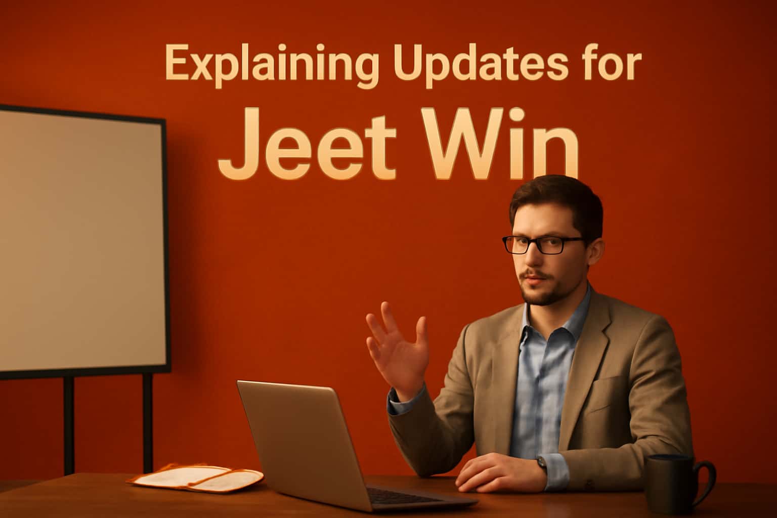 Informative visual representation of updates for Jeet Win.