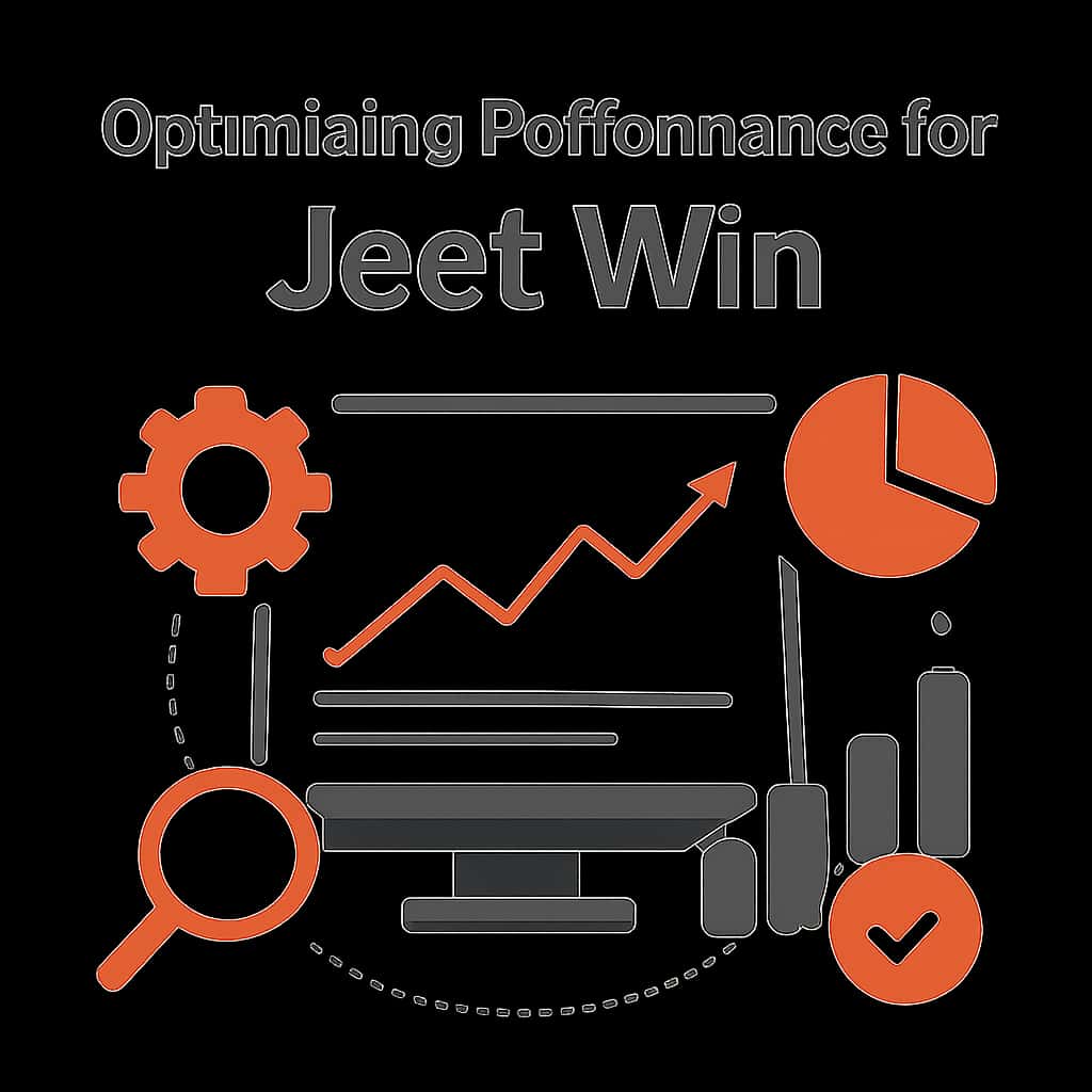 A visual guide illustrating strategies for optimizing performance on Jeet Win.