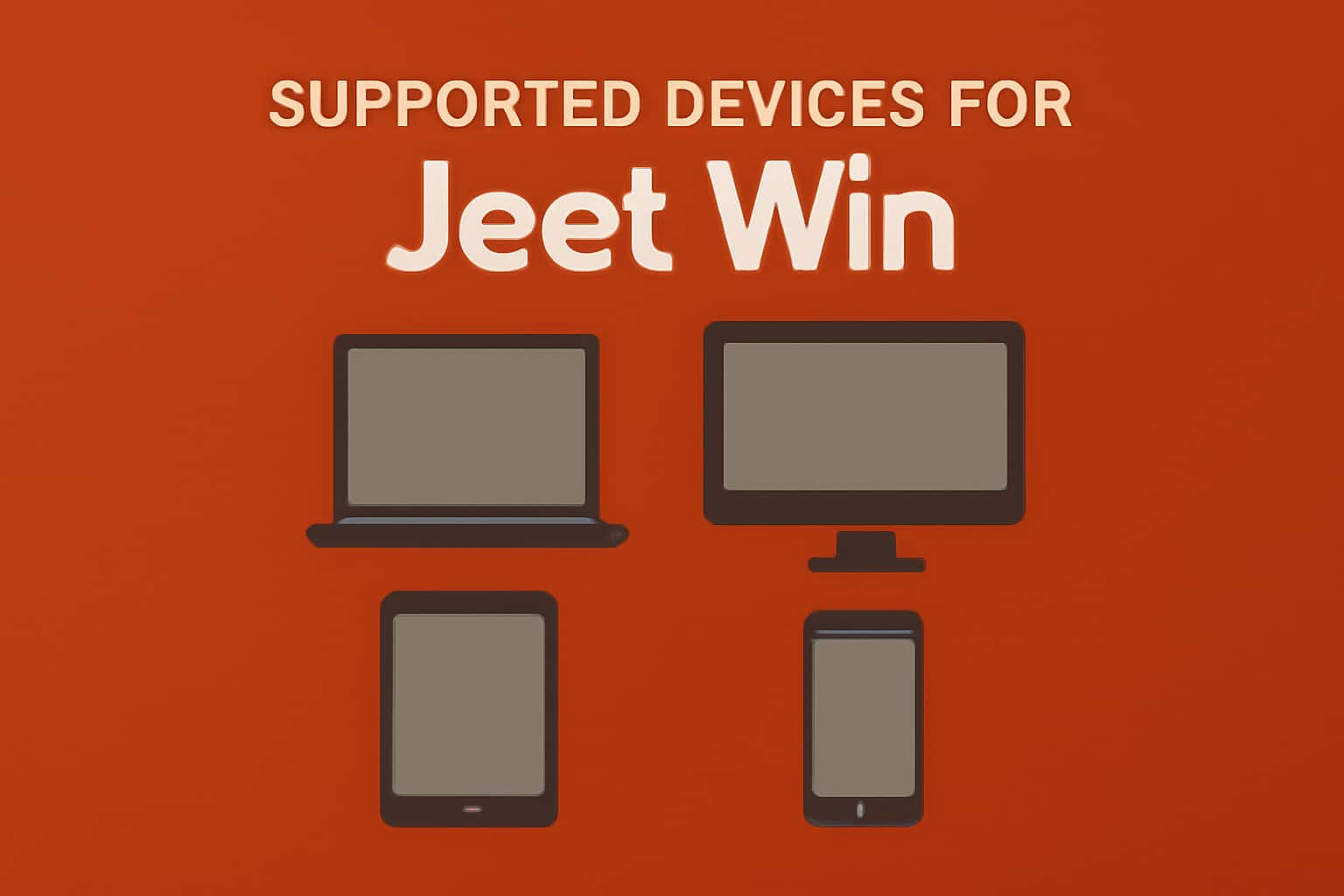 Informational scene about Supported Devices for Jeet Win.